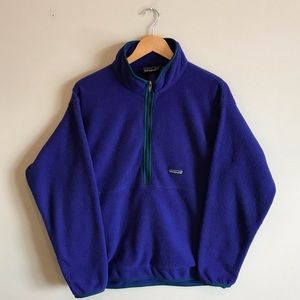 Vintage Patagonia Synchilla half-zip marsupial